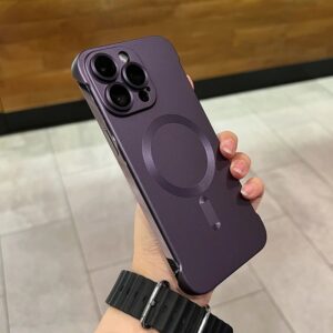 Kakobuy Metal paint frameless magnetic iPhone case
