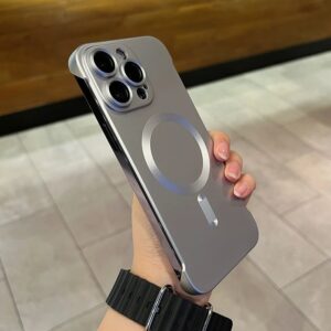 Kakobuy Metal paint frameless magnetic iPhone case