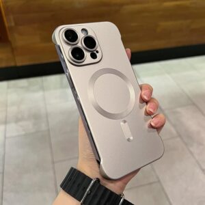 Kakobuy Metal paint frameless magnetic iPhone case