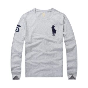 Kakobuy Ralph Lauren Long Gold Label Round Neck 101% Cotton Embroidered Horse Logo Polo Shirt