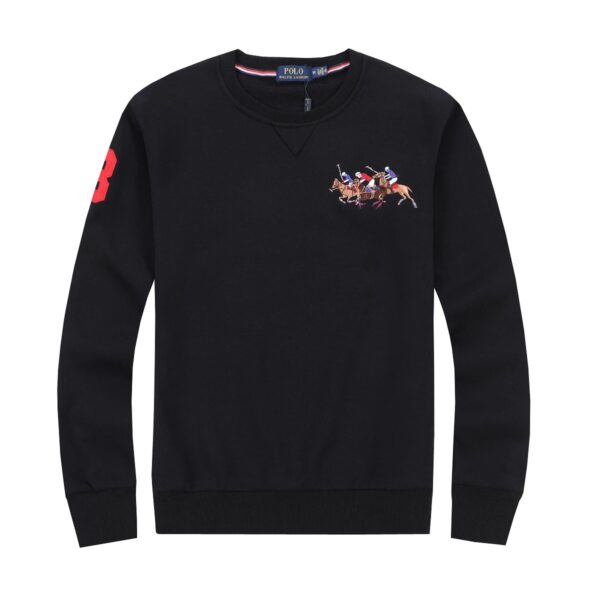 Kakobuy Ralph Lauren Men's Three-Color Horse and Cow Belly Round Neck Sweatshirt Undershirt