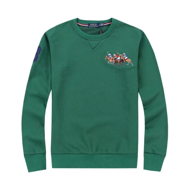 Kakobuy Ralph Lauren Men's Three-Color Horse and Cow Belly Round Neck Sweatshirt Undershirt