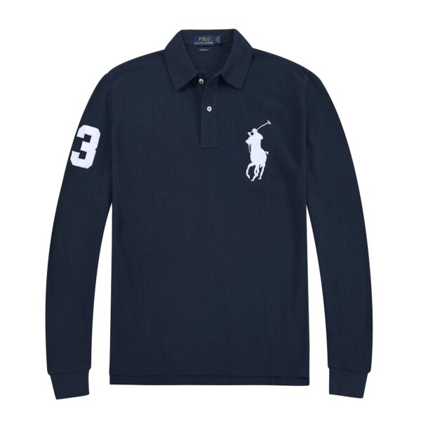 Kakobuy Ralph Lauren Polo Long-Sleeved Cotton Oversized Shirt with Turn-Down Collar
