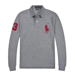 Kakobuy Ralph Lauren Polo Long-Sleeved Cotton Oversized Shirt with Turn-Down Collar