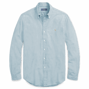 Kakobuy Ralph Lauren Long-Sleeved Polo Slim Fit Casual Denim Shirt