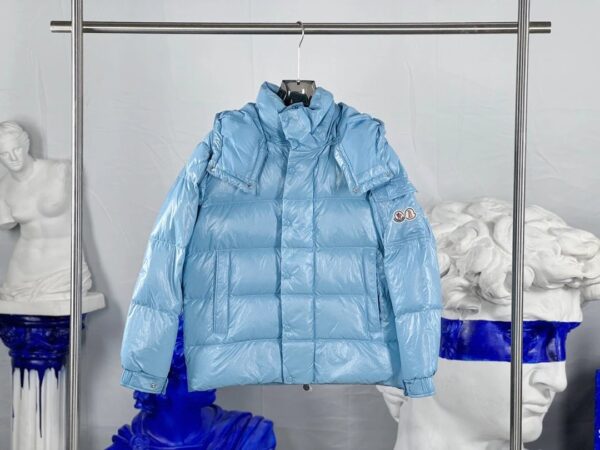 Kakobuy MONCLER Maya High-Quality Sky Blue Down Jacket