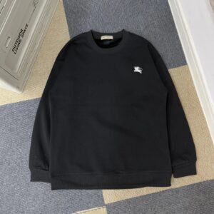Kakobuy Burberry War Horse Embroidered Sweatshirt Black