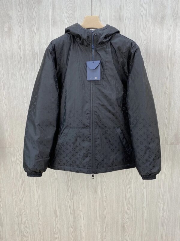 Kakobuy Louis Vuitton Full Flower Logo Printed Down Jacket