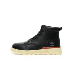 Kakobuy Timberland Outdoor Martin Boots in Top-Grain Leather, Black