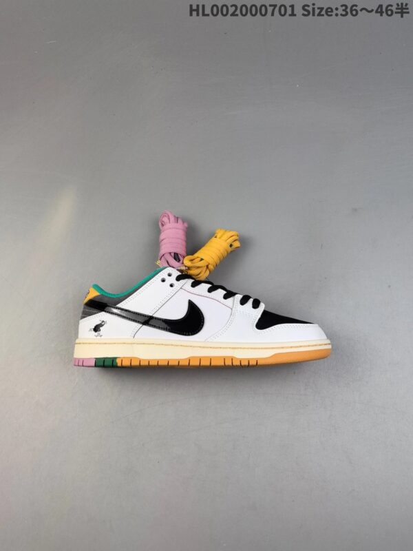 Kakobuy CSEF x Nike Dunk SB Low Collaboration White/Black/Green Scratch-Off