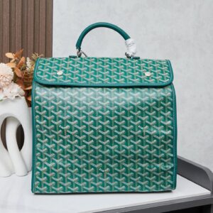 Goyard Emerald Green Classic Tote Bag - French Vintage Commuter Style