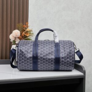 Goyard Belvedere Navy Jacquard Travel Bag Series