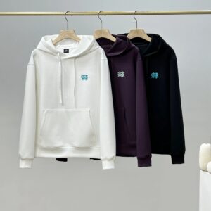 KOLON SPORT Tri-Color Hooded Sweatshirt