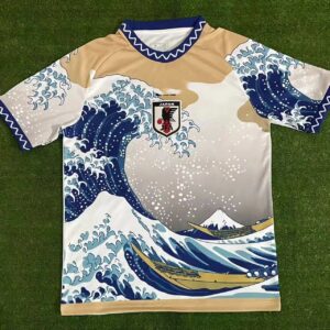 JFA Ukiyo-e Wave Limited Edition Soccer T-Shirt - Off-White