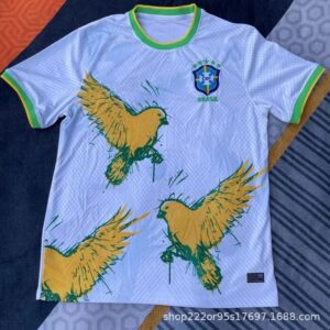 CHAMPION Brazil Team Graffiti Flying Bird Breathable Quick-Dry Short-Sleeve T-Shirt