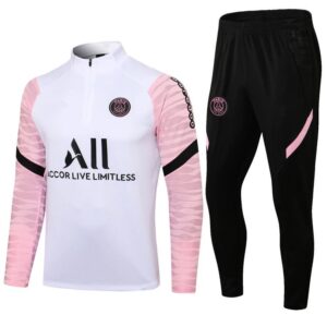 Paris Saint-Germain White-Pink-Black Color-Block Training Set