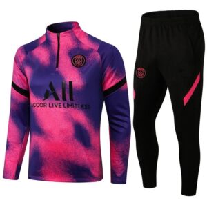 Paris Saint-Germain PSG Purple-Pink Camouflage Training Set