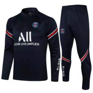 PSG Dark Blue Athletic Set Training Street Style