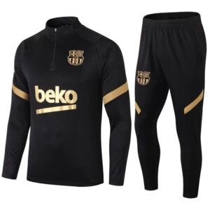 Barcelona Black Gold Label Soccer Training Set with Athletic Pants