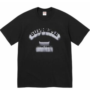 Supreme Black Printed T-Shirt Streetwear Oversized