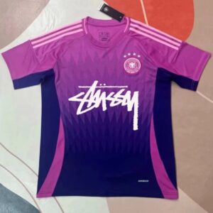 Stussy Jersey Purple-Blue Gradient Street Sports Jersey