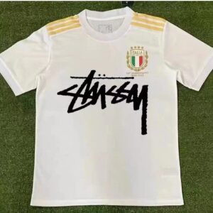 Stussy Italian Football Federation Collaboration White Jersey