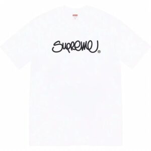 Supreme Classic Logo Print T-Shirt White Streetwear Style