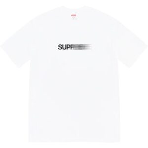 Supreme White Printed T-Shirt Streetwear New Style