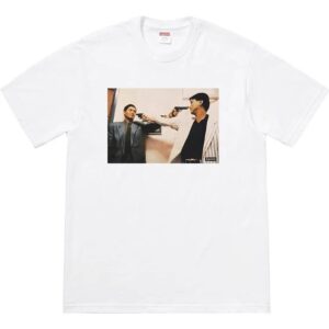 Supreme White Movie Print 100% Cotton Oversized T-Shirt