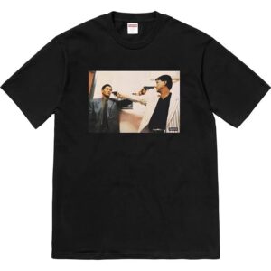 Supreme Black Movie Print 100% Cotton Oversized T-Shirt