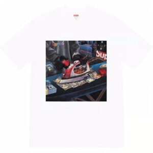 Supreme T-Shirt White Ironed Money Print
