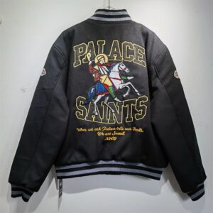 Palace Saints Baseball Jacket Black