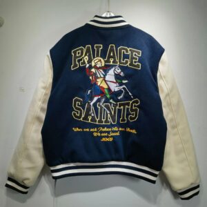 PALACE SAINTS Baseball Jacket Navy