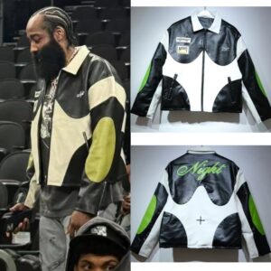 Night 25th Patchwork Jacket Black/White/Green