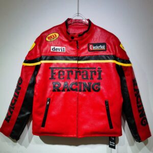 Ferrari Racing-Style Jacket Red