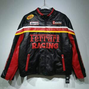Ferrari Racing-Style Jacket Black