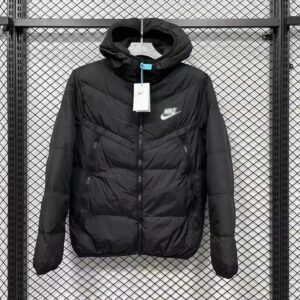 Nike Athletic-Inspired Down Jacket Black