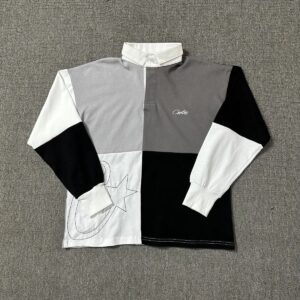 Corteiz Color-Blocked Trend Black/White/Gray