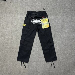 Corteiz Workwear-Style Pants Black
