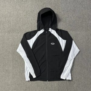 Corteiz Sports Jacket Black-White