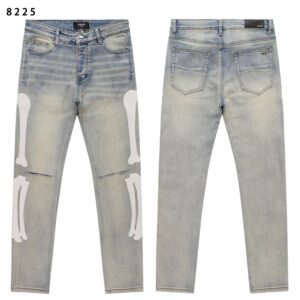 AMIRI bone series streetwear denim blue