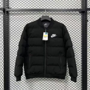Nike Baseball-Style Down Jacket Black