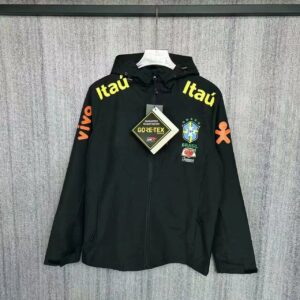 Brasil Sports Rain Jacket - Black