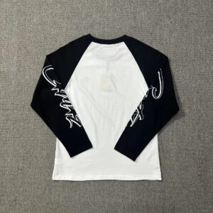Corteiz Graffiti Style Long Sleeve T-Shirt Black/White