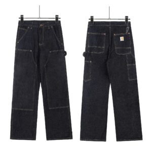 Carhartt Workwear-Style Pants Dark Blue