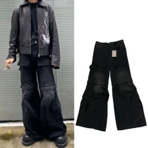 Balenciaga Workwear Pants - Black