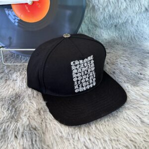 Chrome Hearts Street Embroidered Cap Black