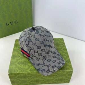 Gucci Vintage Floral Baseball Cap - Gray