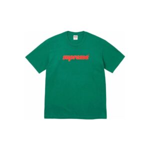 Supreme Green Box Logo Loose-Fit Cotton T-Shirt