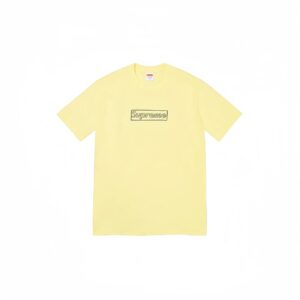 Supreme Box Logo Yellow Short-Sleeve T-Shirt